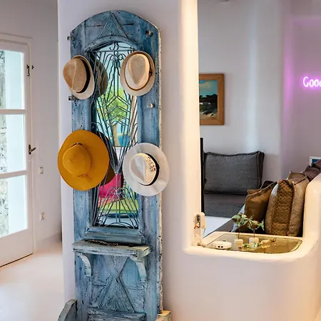 וילה Melangio Private Pool & Sunrise Views - 2024 Renovation Mykonos Town