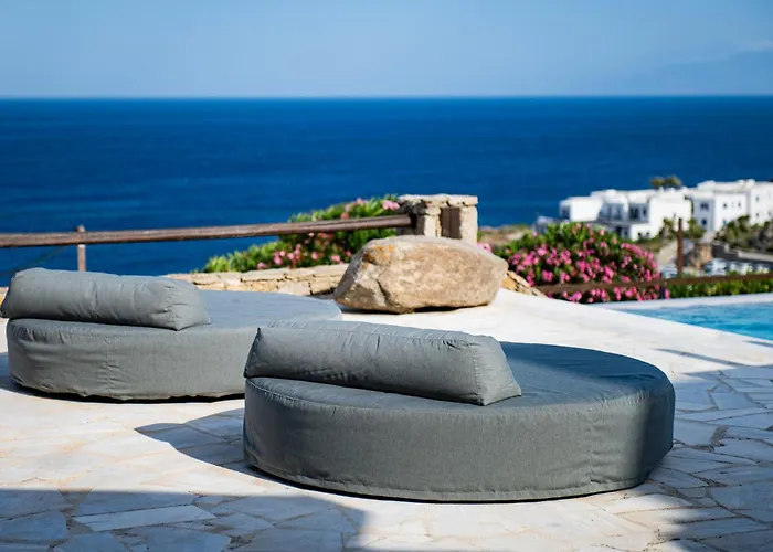 Villa Melangio 6 Br Private Pool&sea View - Aleomandra Mykonos *
