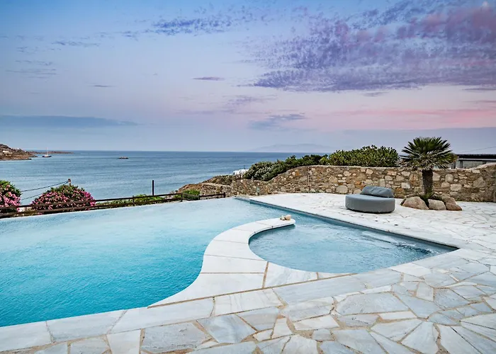 Melangio 6 Br Private Pool&sea View - Aleomandra Mykonos Agios Ioannis Diakoftis