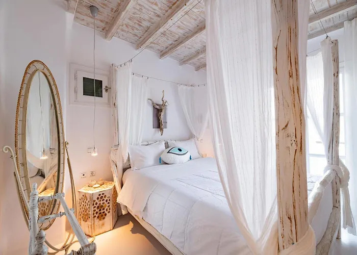 Villa Melangio 6 Br Private Pool&sea View - Aleomandra Mykonos Agios Ioannis Diakoftis