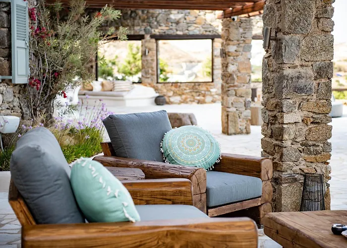 Villa Melangio 6 Br Private Pool&sea View - Aleomandra Mykonos *