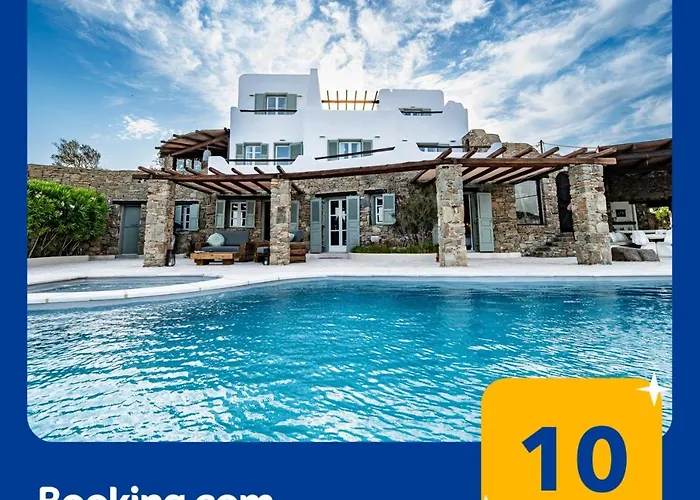 Melangio 6 Br Private Pool&sea View - Aleomandra Mykonos Villa Agios Ioannis Diakoftis