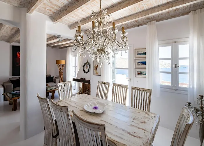 Melangio 6 Bedroom Private Pool & Sea View - Aleomandra Mykonos * Agios Ioannis Diakoftis