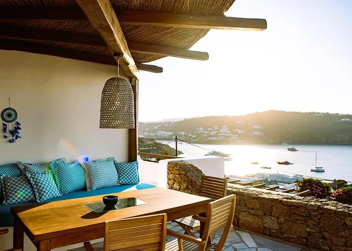 Villa Melangio 6 Bedroom Private Pool & Sea View - Aleomandra Mykonos