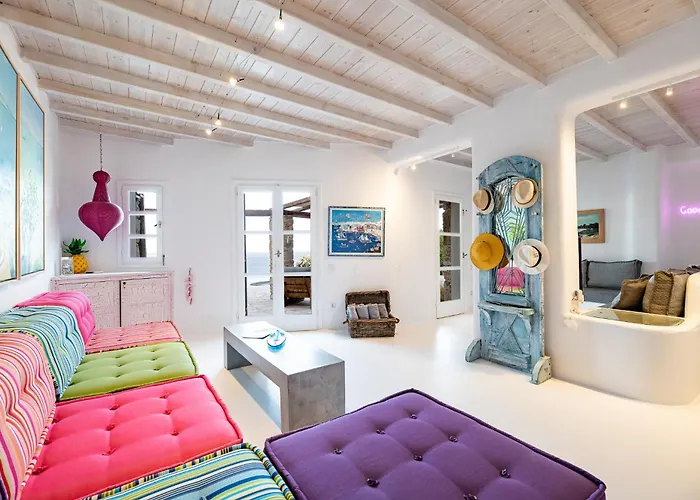 Melangio 6 Bedroom Private Pool & Sea View - Aleomandra Mykonos Villa