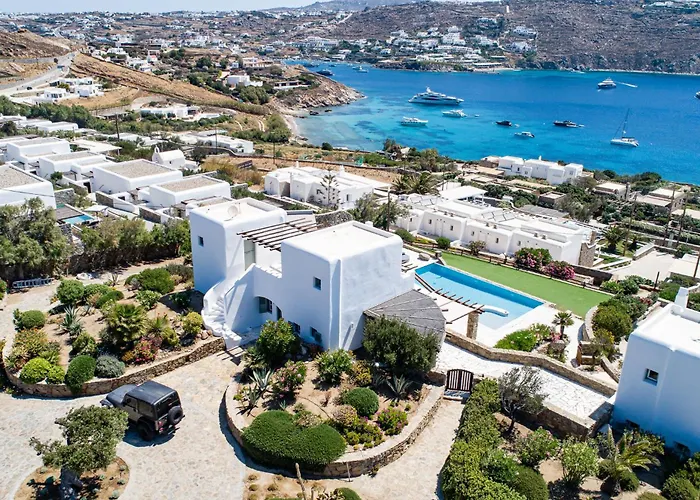 Melangio 6 Bedroom Private Pool & Sea View - Aleomandra Mykonos Villa Agios Ioannis Diakoftis