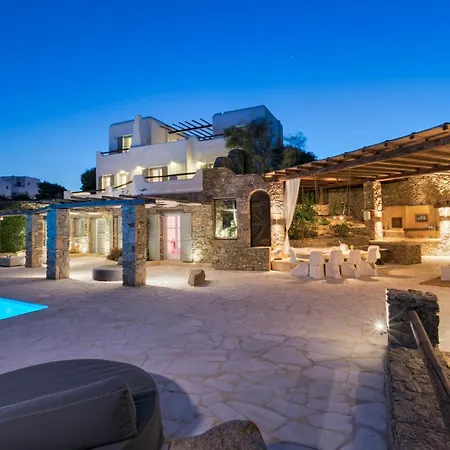 Willa Melangio 6 Bedroom Private Pool & Sea View - Aleomandra Mykonos *