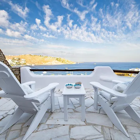 Willa Melangio 6 Bedroom Private Pool & Sea View - Aleomandra Mykonos Agios Ioannis Diakoftis