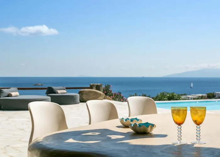 Melangio 6 Bedroom Villa Private Pool & Sea View - Aleomandra Mykonos