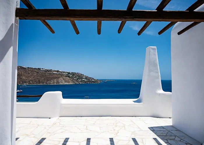 Villa Melangio 6 Bedroom Villa Private Pool & Sea View - Aleomandra Mykonos Agios Ioannis Diakoftis