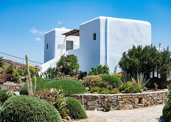 Melangio 6 Bedroom Villa Private Pool & Sea View - Aleomandra Mykonos Villa *