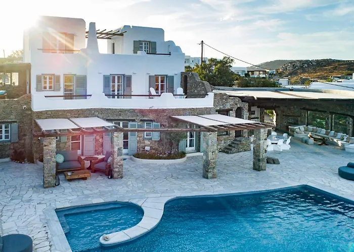 Melangio 6 Bedroom Private Pool & Sea View - Aleomandra Mykonos