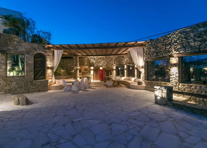 Melangio 6 Bedroom Private Pool & Sea View - Aleomandra Mykonos Agios Ioannis Diakoftis